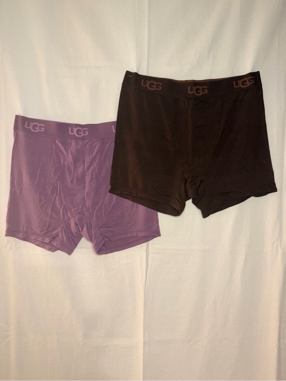 UGG Women’s Boxer Briefs in Purple & Brown - Pack of 2